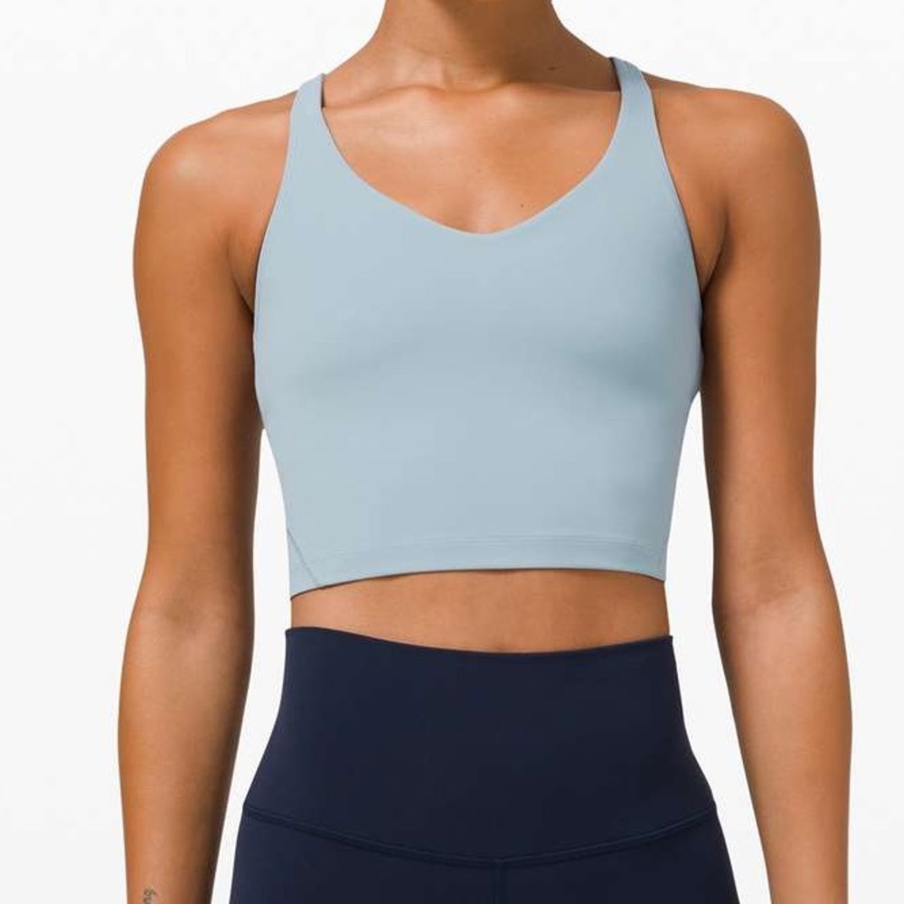 Light blue Lululemon Align Tank